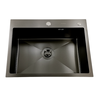 Cuba Para Cozinha Jordana Aço Inox Black Acessórios 60x45 - 1