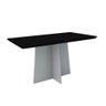 Mesa De Jantar Anitta 1600X900 Off White/Preto - New Ceval - 1