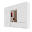 Ver imagem 3 de Guarda-Roupa 3 Portas e Espelho Curitiba Gold Espresso Móveis