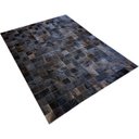 Ver imagem 2 de Tapete de couro marrom café 1,50x2,00 sem borda pç 10x10cm