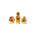 Ver imagem 1 de Kit Mini Casinha Mini Casinha Dois Andares e Mini Chalé para Decorar Enfeite Casa Decoração