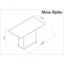 Ver imagem 3 de Mesa de Jantar Stylus Pelaio Móveis