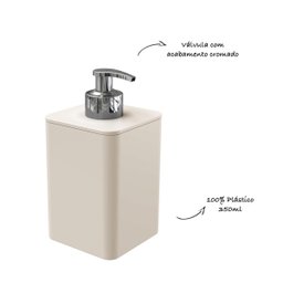 Dispenser para Detergente e Sabonete Líquido com Válvula Cromada - Stolf - 2