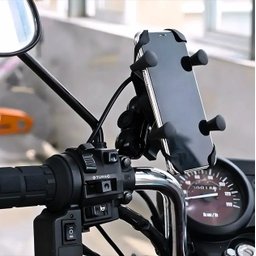 Suporte Celular Moto com Carregador Usb Integrado Garra - 2 Suporte Celular Moto com Carregador Usb Integrado Garra - 2