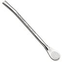 Ver imagem 5 de Kit de Chimarrão Cuia Gajeta Uruguaia e Bomba Bojo Pêra 19cm Aço Inox para Mate com Rosca