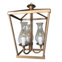 Ver imagem 3 de Luminaria Ferro Para Espaços de Festas Estilo Lampião Com Cúpulas De Vidro Libertas Rosas Artesanato