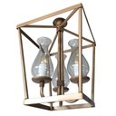 Ver imagem 5 de Luminaria Ferro Para Espaços de Festas Estilo Lampião Com Cúpulas De Vidro Libertas Rosas Artesanato