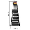 Ver imagem 3 de Jogo de Chaves Combinadas com Corpo Forjado em Aço Especial Cromado 17 Peças em Milímetro