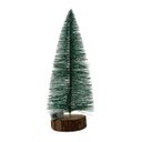 Ver imagem 2 de Mini Pinheiro de Natal LED Kit 2 Uni Fio de Fada Embutido Base de Madeira Casa Decoracao Arranjo Esc