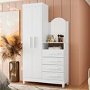 Ver imagem 5 de Cômoda Capri com Cabideiro e Espelho Albatroz