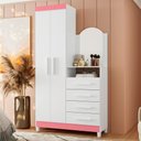 Ver mais imagens de Cômoda Capri com Cabideiro e Espelho Albatroz