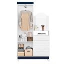 Ver imagem 3 de Cômoda Capri com Cabideiro e Espelho Albatroz