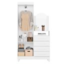 Ver imagem 6 de Cômoda Capri com Cabideiro e Espelho Albatroz