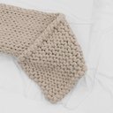 Ver imagem 4 de Manta Peseira de Maxi Tricot Casal 0,60x2,00m, Cor Bege - Magma Cotton