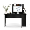 Ver imagem 5 de Escrivaninha em L de Canto 3 em 1 com Rodízios Home Office Ej Móveis:preto