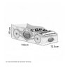 Cama Racer Juvenil Carrossel Gabrielli - 3