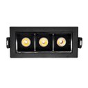 Ver imagem 1 de Spot Embutir Downlight Retang Mini Focco 6w 2700k 24º Irc90 Preto-gaya