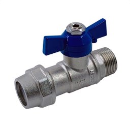 Válvula Esfera M X Adapatador Tubo Pead 3/4" Saneamento Ivm - 1