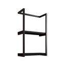 Ver imagem 2 de Toalheiro para Banheiro Estilo Industrial Sahy - Preto