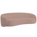 Ver mais imagens de Kit Sofá 3 Lugares 200cm e 2 Poltronas Orgânica Luxo Recepção Amore Linho Rose - Amarena Móveis