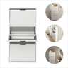Sapateira Aparador Branca Madeira Multiuso para Calçados 6 Pares Hall de Entrada Suporte Decorativo - 2