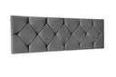 Ver imagem 1 de Cabeceira Painel Cama Box Casal 160 cm Mariana- Cinza Suede