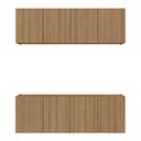 Ver imagem 5 de Kit Armário de Cozinha e Balcão 4 Portas Multimóveis Mp2161 Rustic