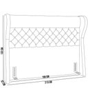 Ver imagem 5 de Cabeceira Cama Box King 195 Cm P05 Madrid Couríssimo Verde Musgo - Lyam Decor