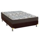 Ver imagem 2 de Cama Box Casal: Colchão Espuma D45 Ortobom / Anatômico Fort Tech Iso 150 + Base Crc Suede Brown(