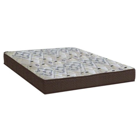 Cama Box Casal: Colchão Espuma D45 Ortobom / Anatômico Fort Tech Iso 150 + Base Crc Suede Brown(