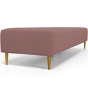 Ver imagem 6 de Puff Decorativo Bali W01 Pés Palito 210x60cm Suede Rosê - Lyam Decor