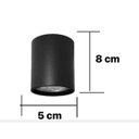 Ver imagem 3 de Luminária Spot Sobrepor de Teto para Gu10 Alumínio Redondo