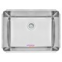 Ver imagem 1 de Cuba Profissional de embutir Tramontina Dritta Pro em Aço Inox com Acabamento Scotch Brite 70x50 cm