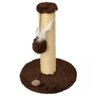 Arranhador Pelucia Marrom para Gatos - São Pet São Pet Torre - 1