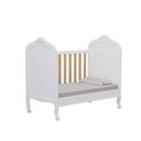 Ver imagem 4 de Berço Americano 3 em 1 Elô 100% Mdf Branco Brilho/amêndoa - Móveis Peroba