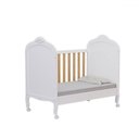 Ver imagem 4 de Berço Americano 3 em 1 Elô 100% Mdf Branco Brilho/amêndoa - Móveis Peroba