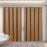 cortina sala tecido jacquard avela semi blackout 3,00x2,50 - 1