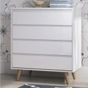 Ver imagem 3 de Cômoda Infantil 4 Gavetas Lorena 