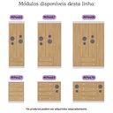 Ver imagem 7 de Berço Americano 3 em 1 com Cômoda 2 Portas 4 Gavetas Pirulito Multimóveis Mp4711