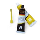 Ver imagem 2 de Super Cola Epoxi Reparo Aço Aluminio Metal Vazamento Rachadura Resistente Secagem Rapida Obra Reparo