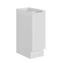 Ver imagem 2 de Balcão Planejado 1 Porta 30cm sem Tampo com Rodapé Ipanema CabeCasa MadeiraOriginals Branco