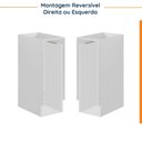 Ver imagem 5 de Balcão 1 Porta 30cm sem Tampo com Rodapé Ipanema CabeCasa MadeiraOriginals