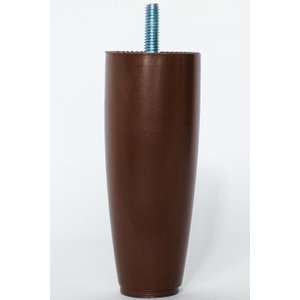 Pes Conico Marrom para Cama Box 50 Unid com 12 Cm de Altura