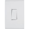 Conjunto 4x2 com 1 Interruptor Paralelo Tramontina Liz 10 a 250 V Branco Tramontina - 1