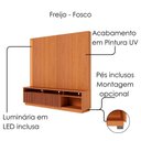 Ver imagem 6 de Estante Home Tv 75 Pol 200 Cm 2 Portas Jordao Freijo Colibri