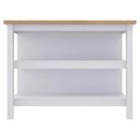 Ver imagem 4 de Bancada Ilha Cozinha 2 Prateleiras 120x80 Cm Cd1019 Cinza Dtall