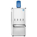 Ver imagem 1 de Bebedouro 200 Litros Aguagel Inox 4 Torneiras Geladas com Suporte para Galão 220V
