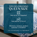 Ver imagem 6 de Cobertor Quentinho Queen Size Edredom Jasmine Inverno Pesado:azul