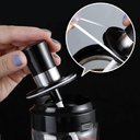 Ver imagem 7 de Meleira de Vidro Dispenser Mel Porta Xarope Calda Pegador Dosador Pote Colmeia Transparente 260ml