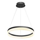 Ver imagem 1 de Pendente Lustre Luminária Jupiter Led Diâmetro 80cm 50w Preto